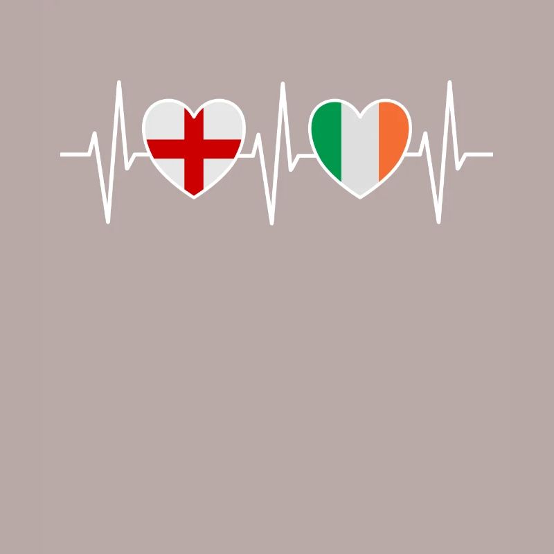 Drapeaux du drapeau irlandais de l’Angleterre et de l’Irlande