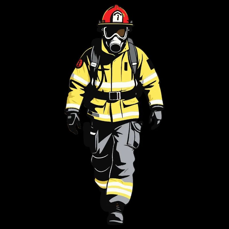 Feuerwehrmann - Beruf Design Sticker