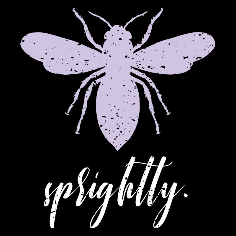 Lila Pastell Bee Sprightly Biene Be Sprightly