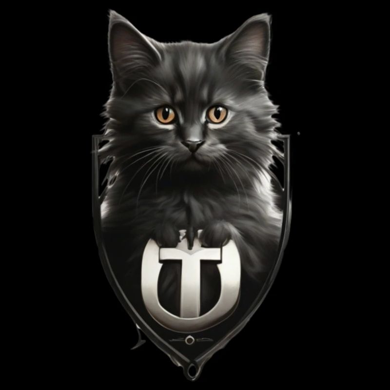 Leonardo Diffusion XL logo chaton trait noir 0