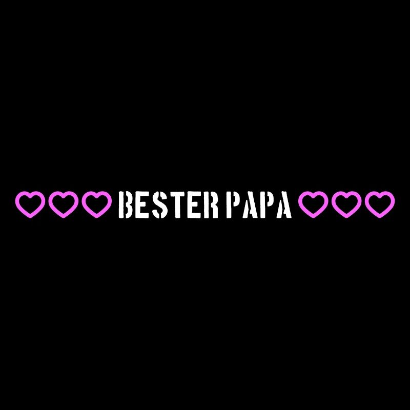 Bester Papa Herz Liebe