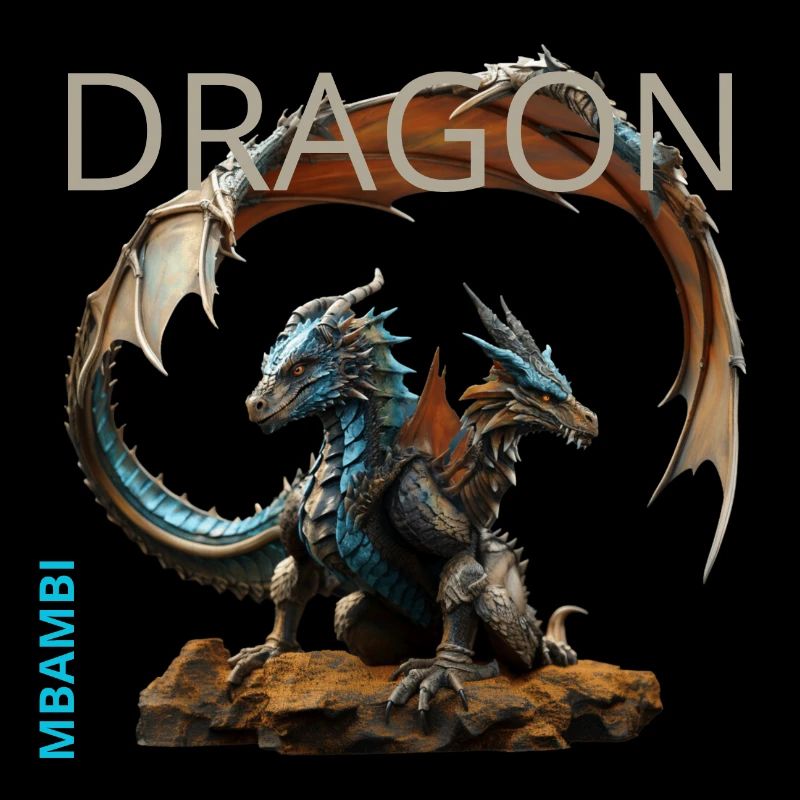 Farbenfroher MBAMBI-Drache