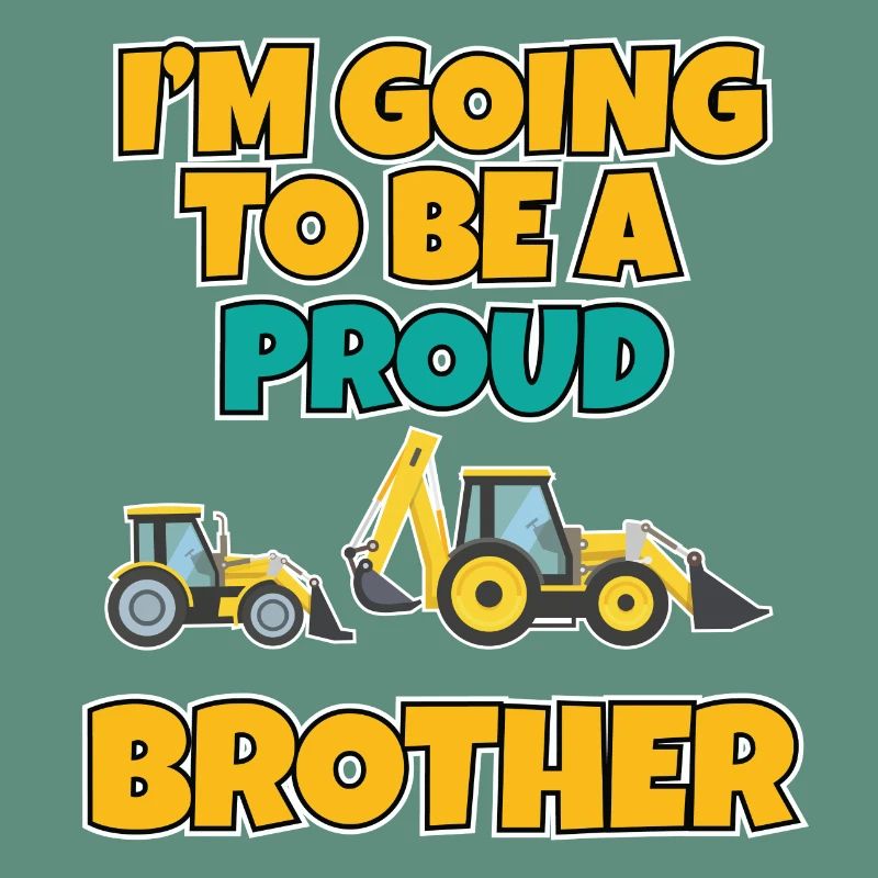 Großer Stolzer Bruder Bagger 2024 Geschenk