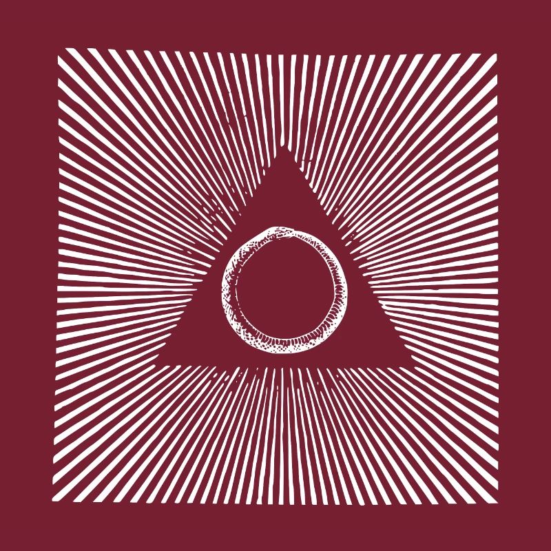 Conception graphique psychédélique occulte