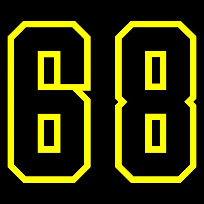 Maillot à 68 numéros