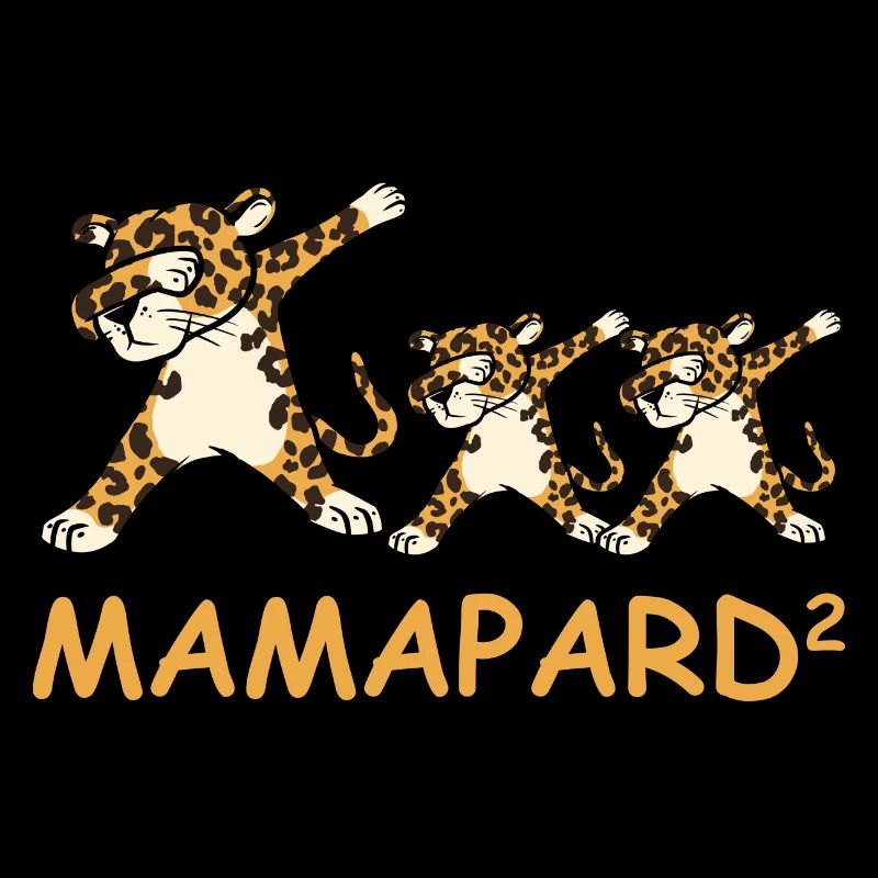 Schwanger werdene Mutter Zwillinge Leopard