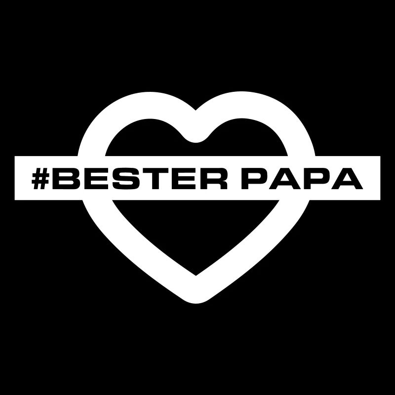 Bester Papa Herzen Liebe