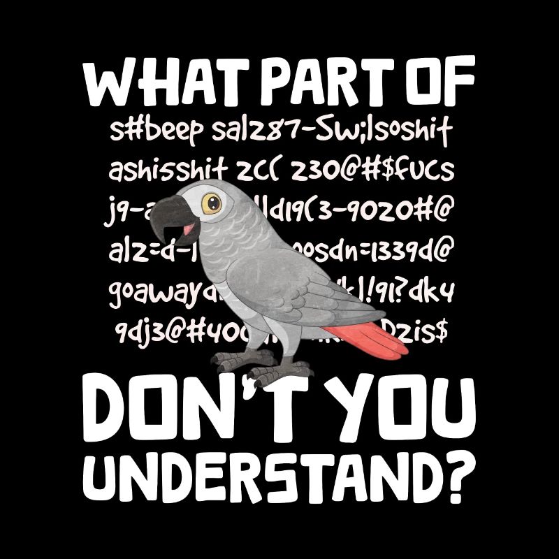 African Grey Parrot Gift