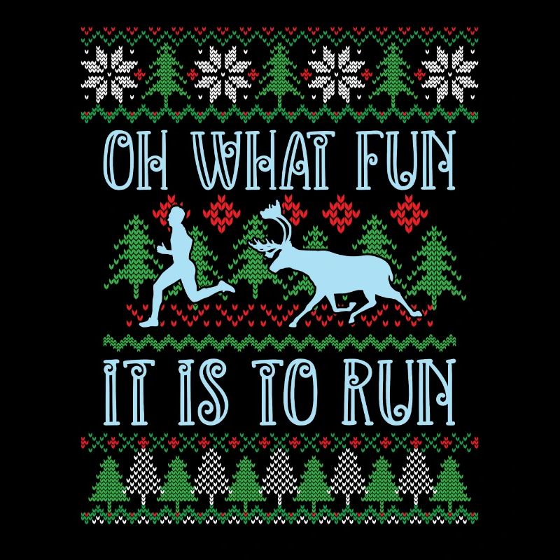 Oh quel plaisir c’est de courir - pull moche courir 5k