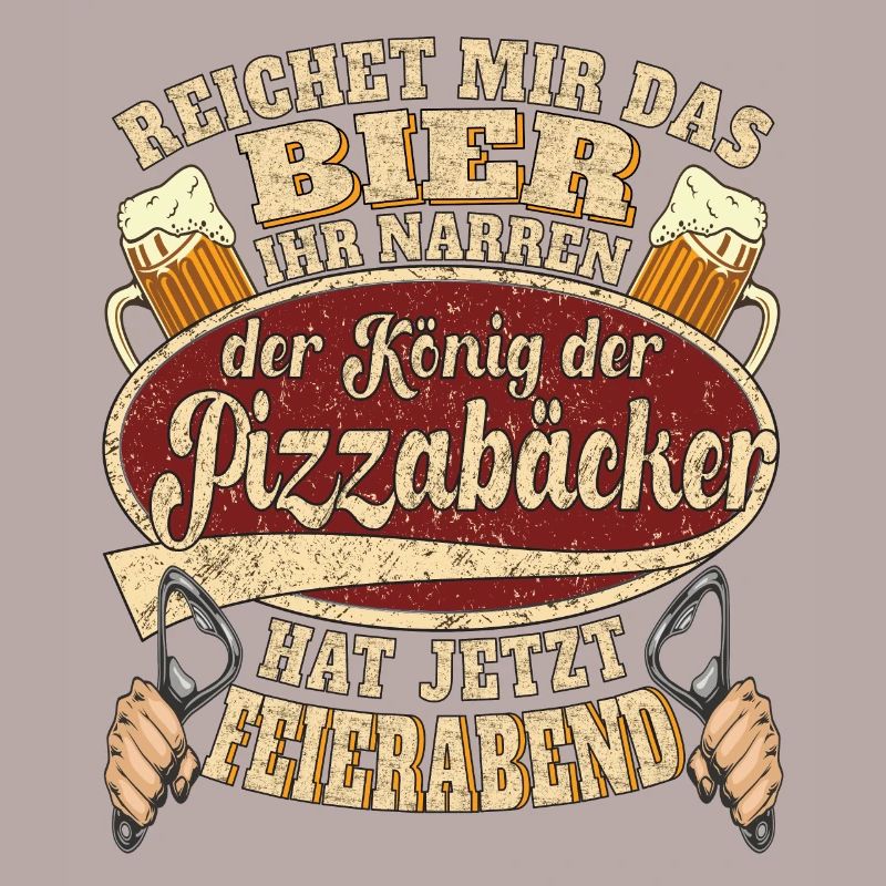 Pizzabäcker Bier Feierabend