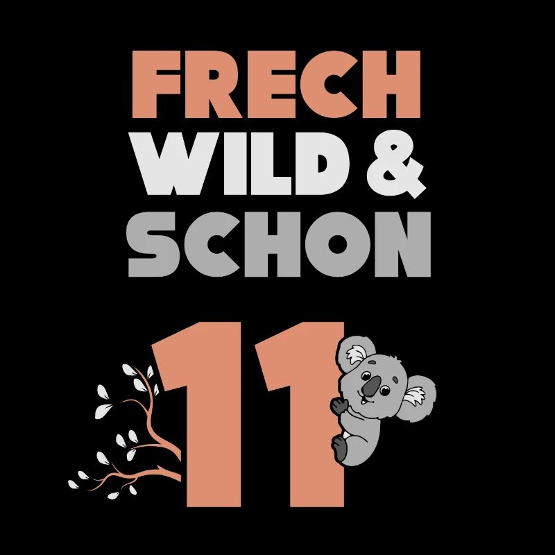 11 Jahre Geburtstag Junge Mädchen Koala
