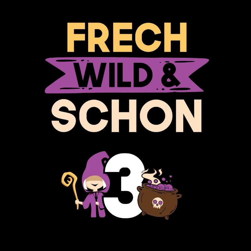 3 Jahre Geburtstag Junge Mädchen Halloween Hexe