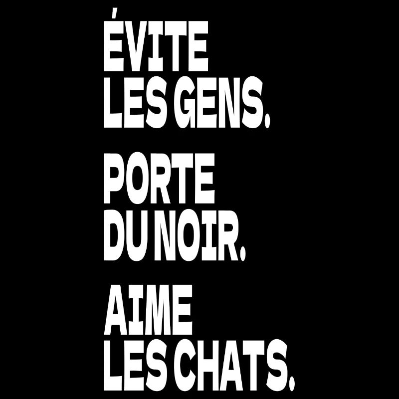 évite les gens