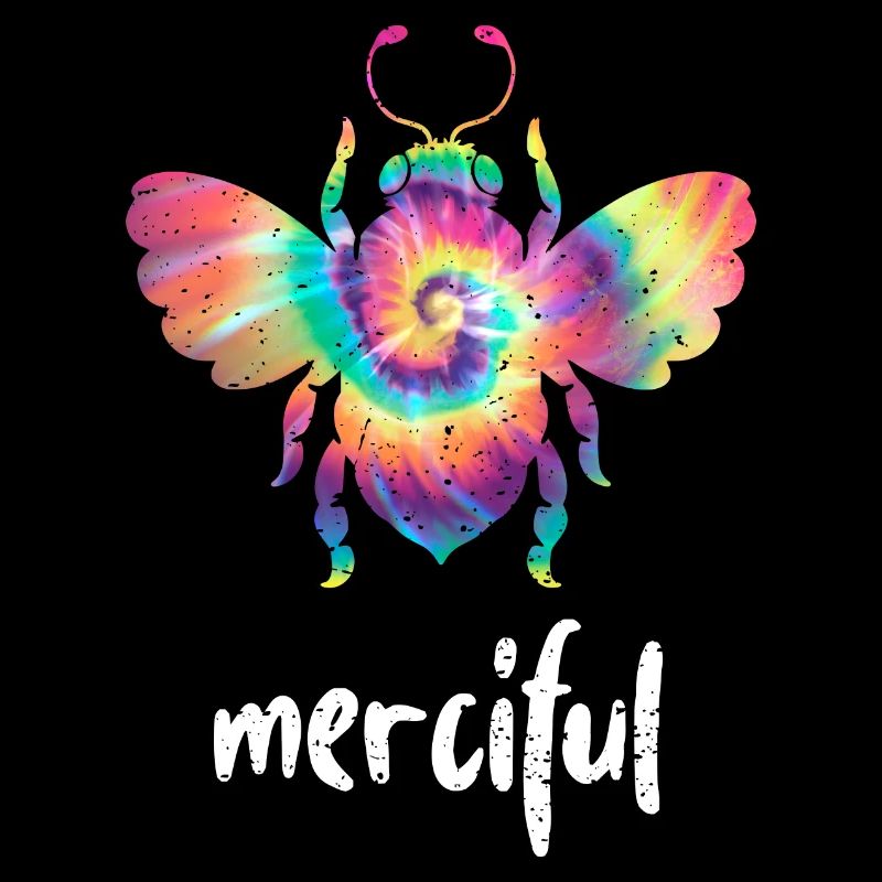 Tie Dye Bee Merciful Biene Be Merciful