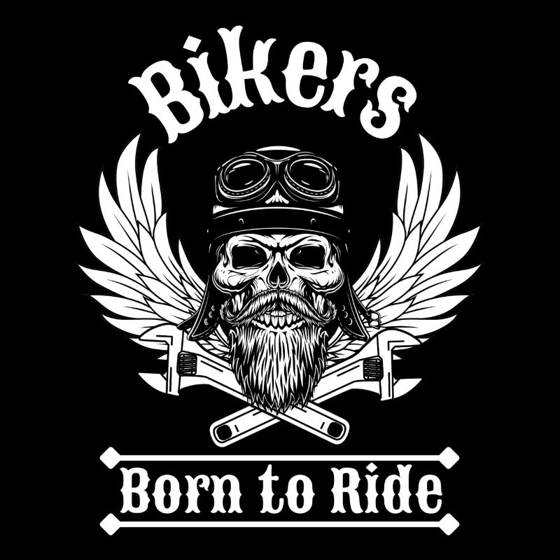Ich bin ein Motorradfahrer.
