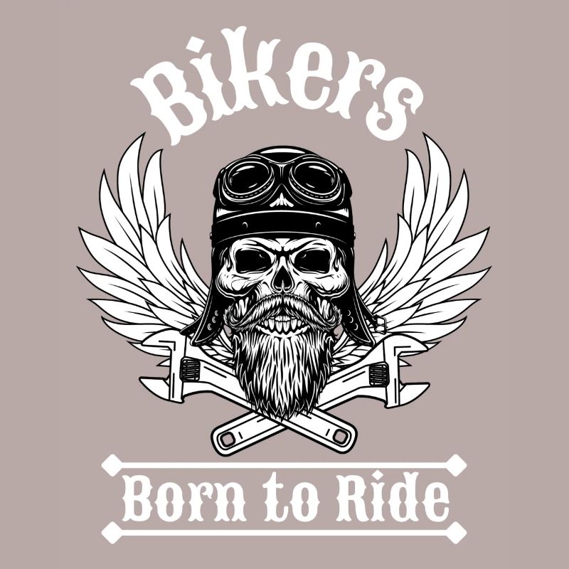 Ich bin ein Motorradfahrer.