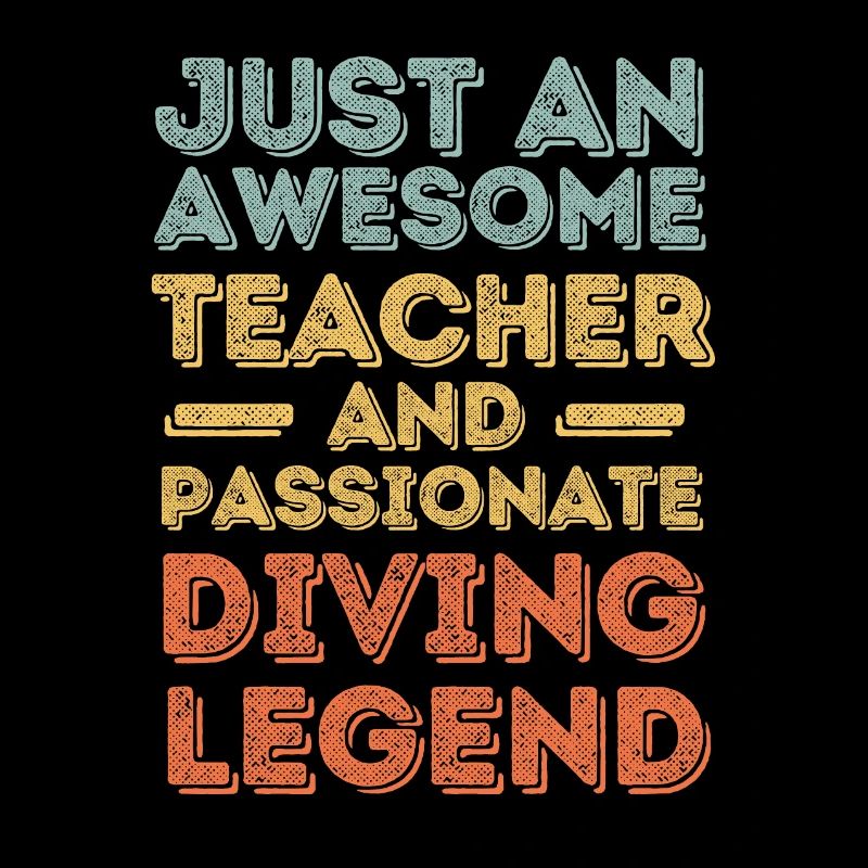 Instructor Diving retro