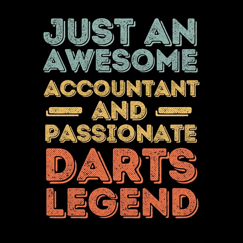 Comptable Darts rétro