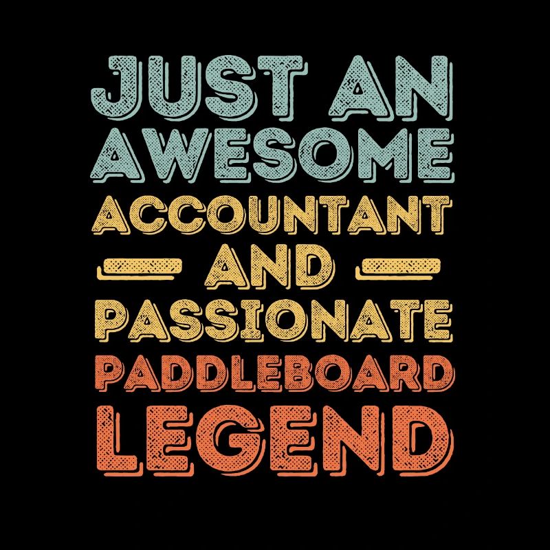 Comptable Paddleboard rétro