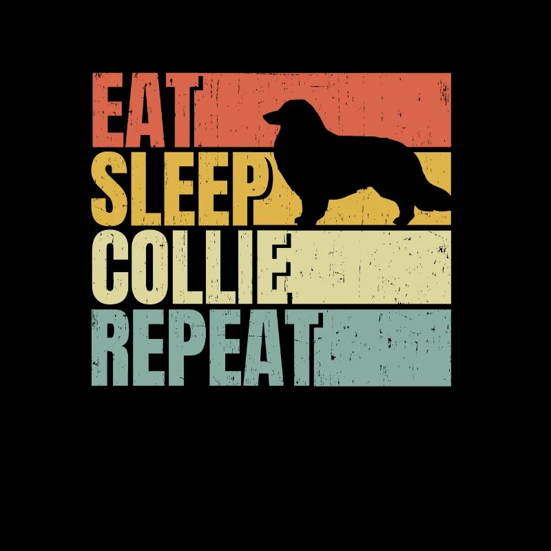 Manger dormir Collie répéter