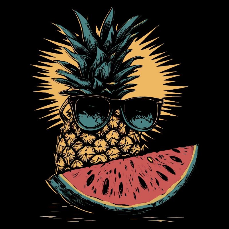 Pineapple and watermelon