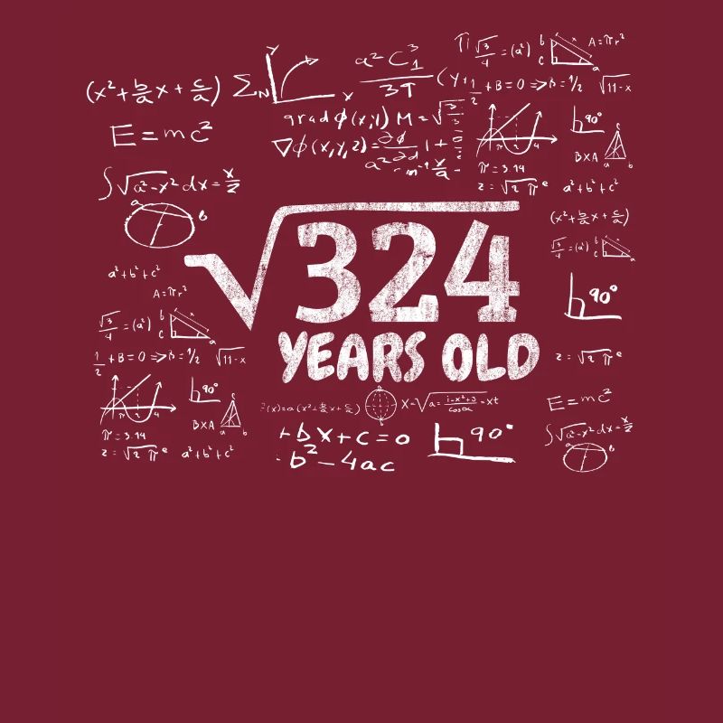 18th birthday math student gift idea