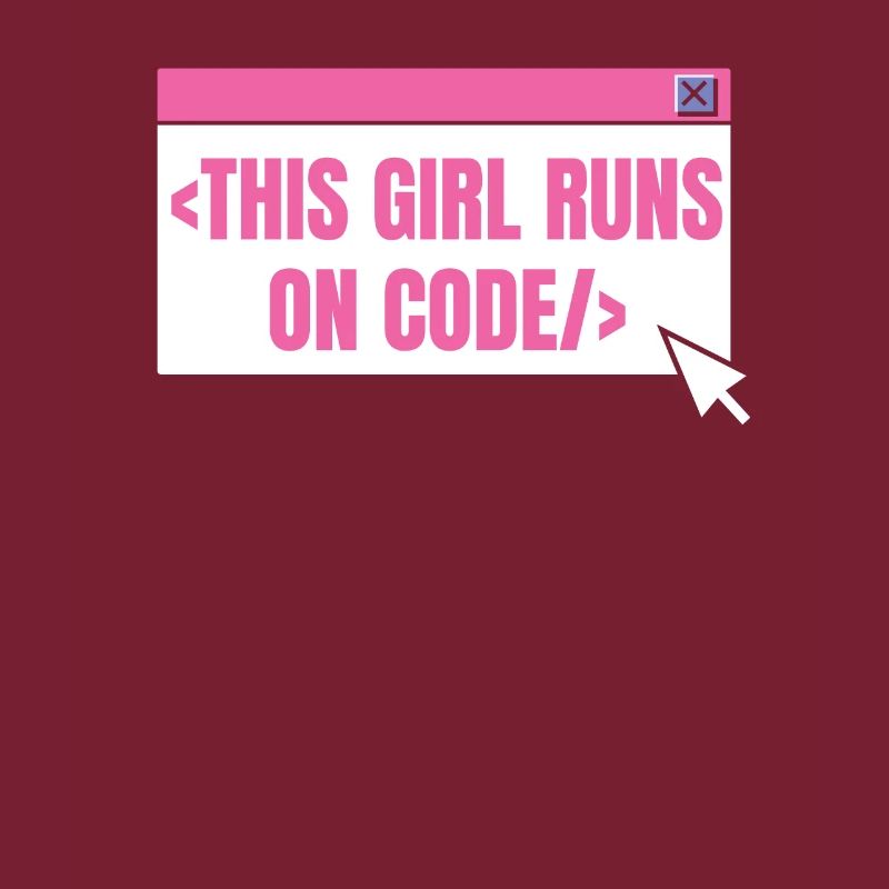 Développeur Coder Programmeur Girl