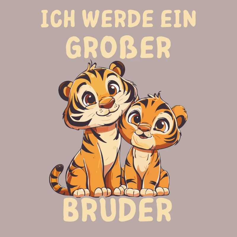 Ich werde ein großer Bruder Tiger