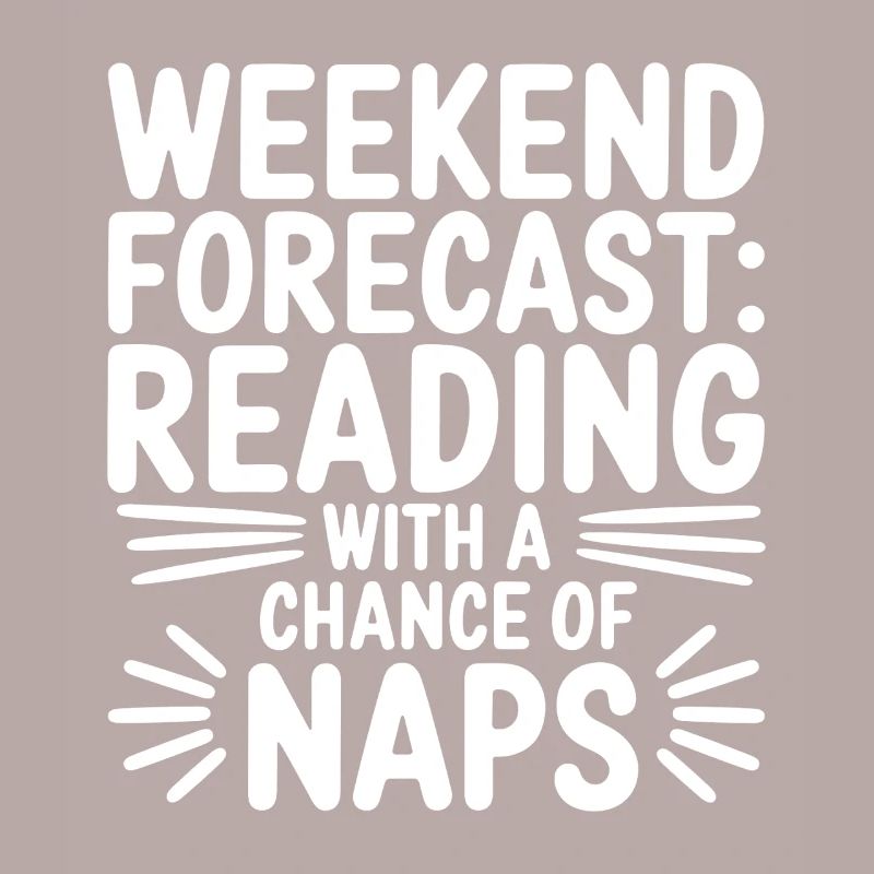 Wochenendvorhersage-Lesung mit der Möglichkeit eines Nickerchens