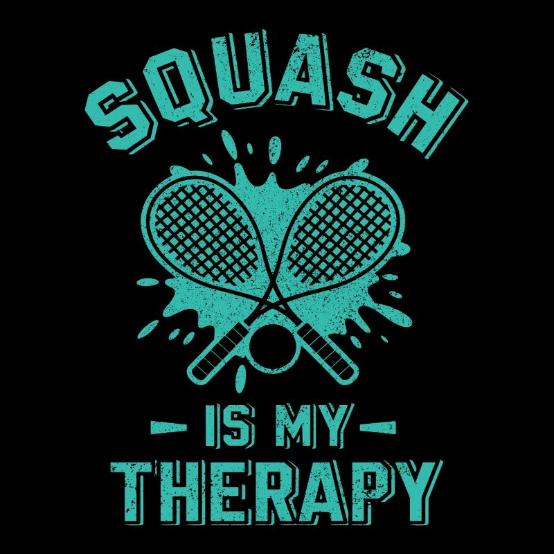 Squash is my Therapy Funny Squash Player