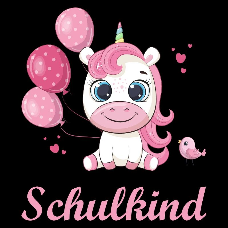 Schulkind Einhorn Glitzer Mädchen Geschenkidee
