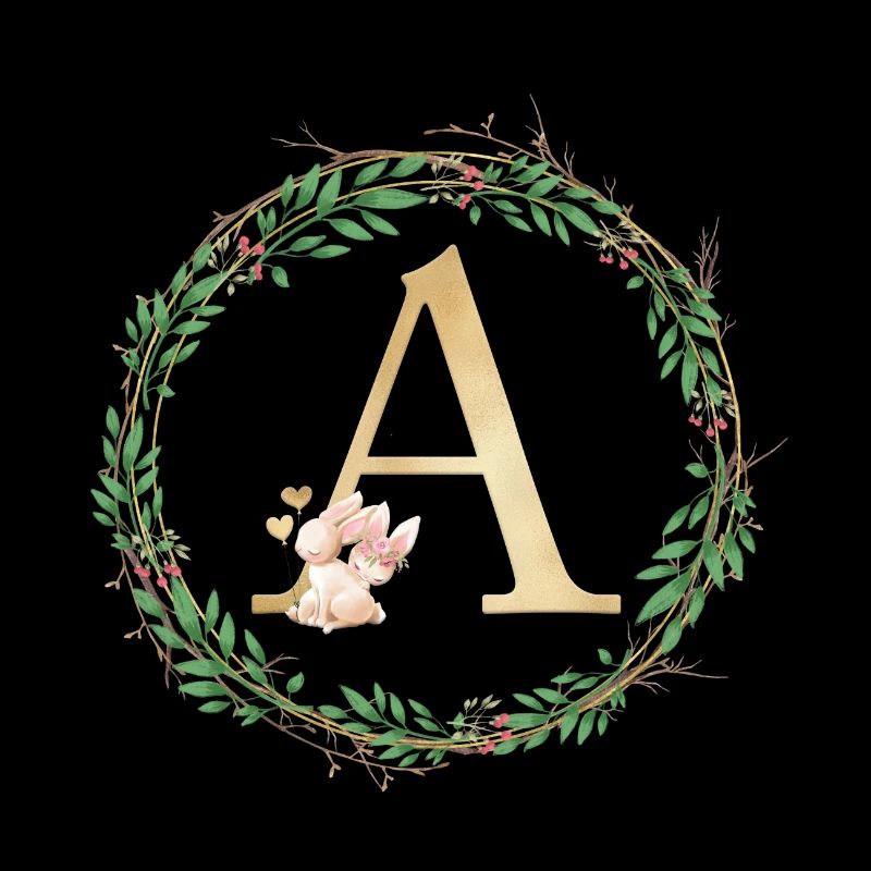 Customizable Monogram A