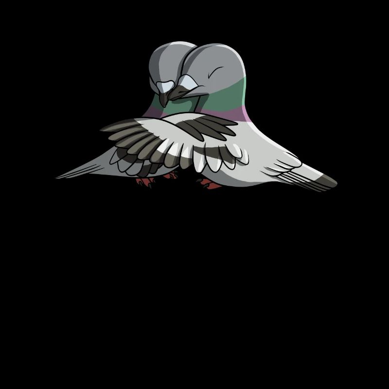 Hugging Birds Pigeon