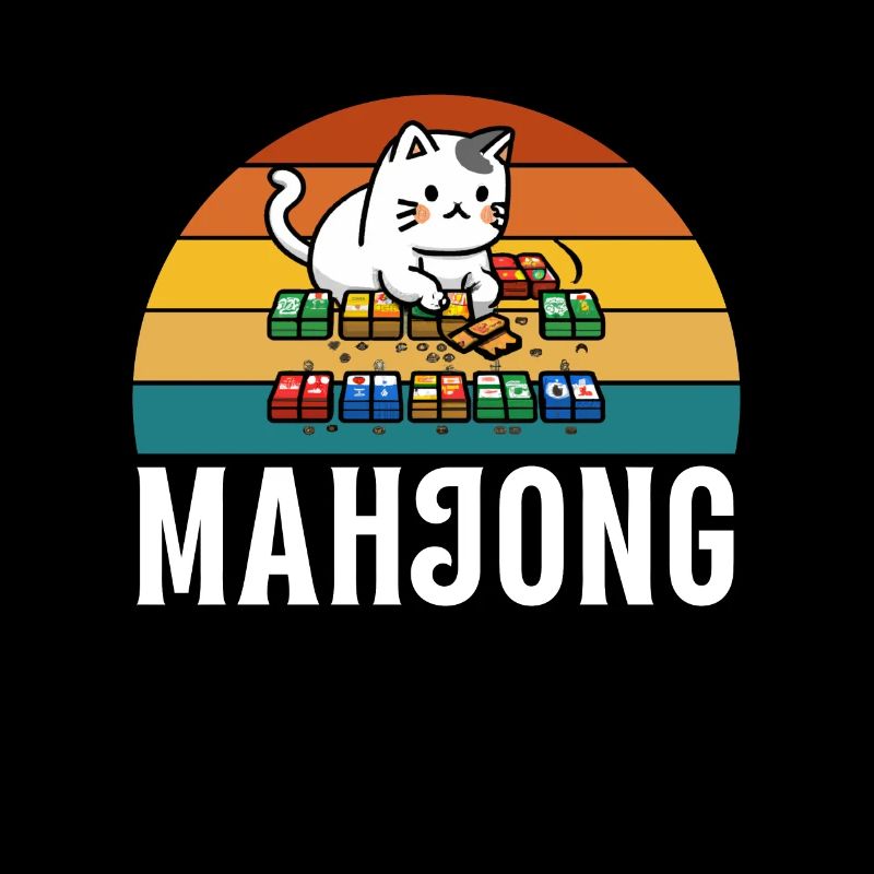 Cats Playing Mahjong