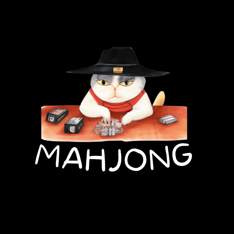 Cats Playing Mahjong