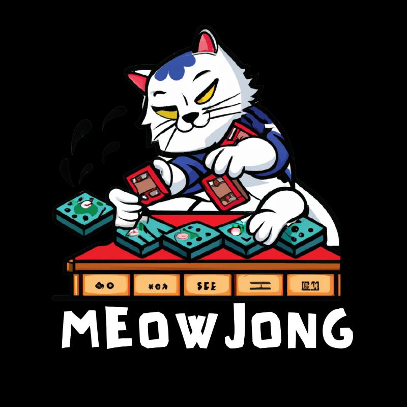 Cats Playing Mahjong