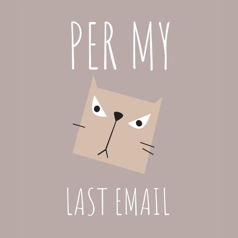Bureau sarcastique - Par mon dernier e-mail