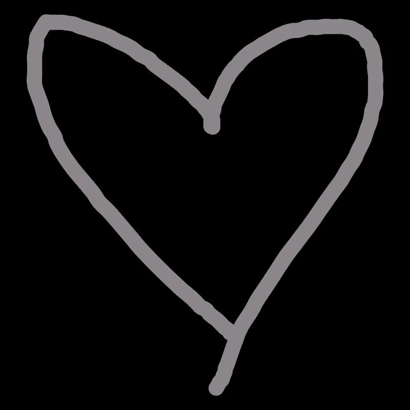 Herz grau Geschenkidee Liebe verliebt