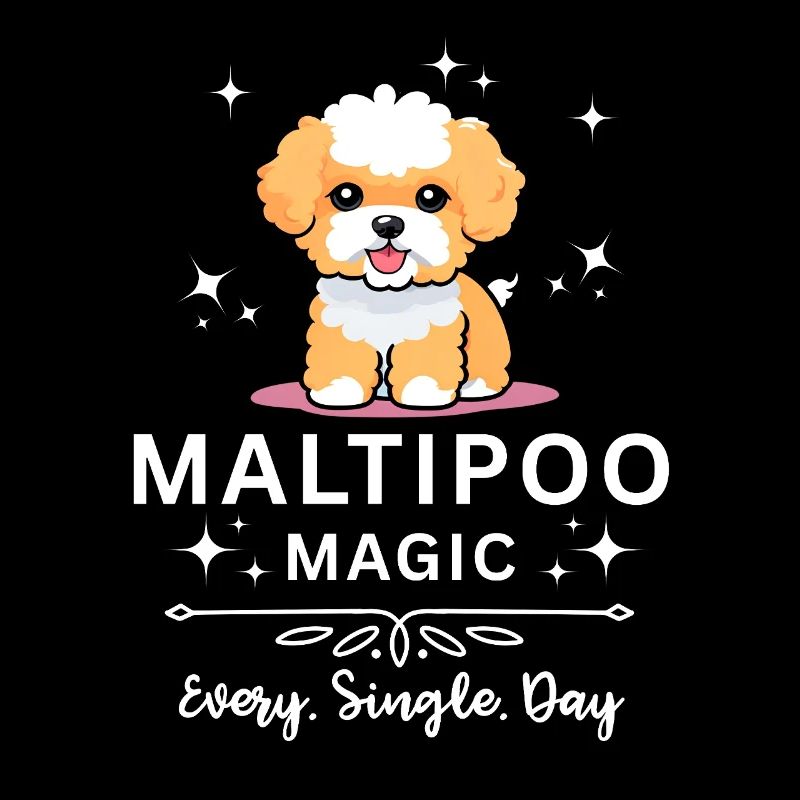 Everyday Maltipoo Magic – Tee for Dog Lover