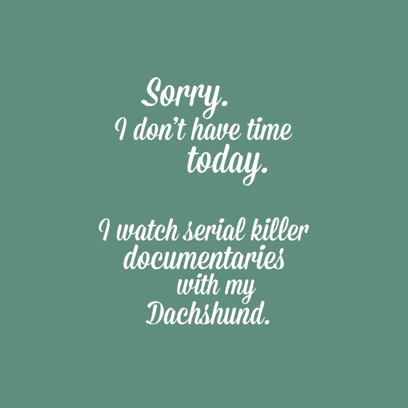 Je regarde des documentaires avec mon teckel