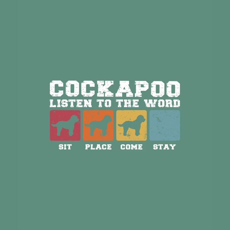 Cockapoo écoute le mot