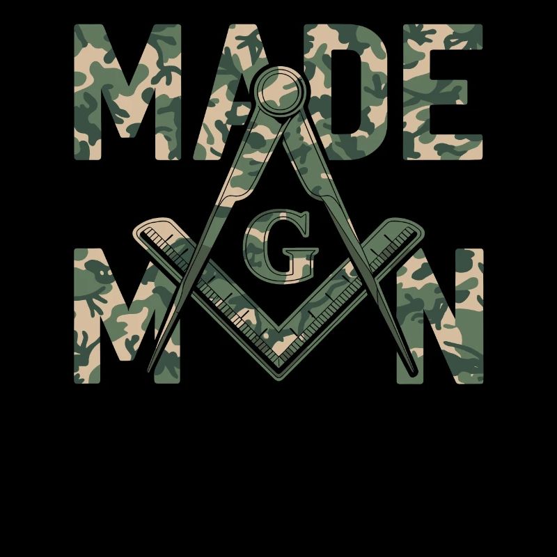 Made Man Mason Masonic Camo Freemason