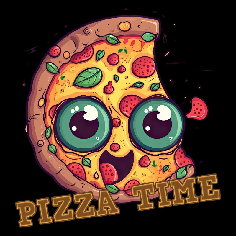 Pizza (with text)