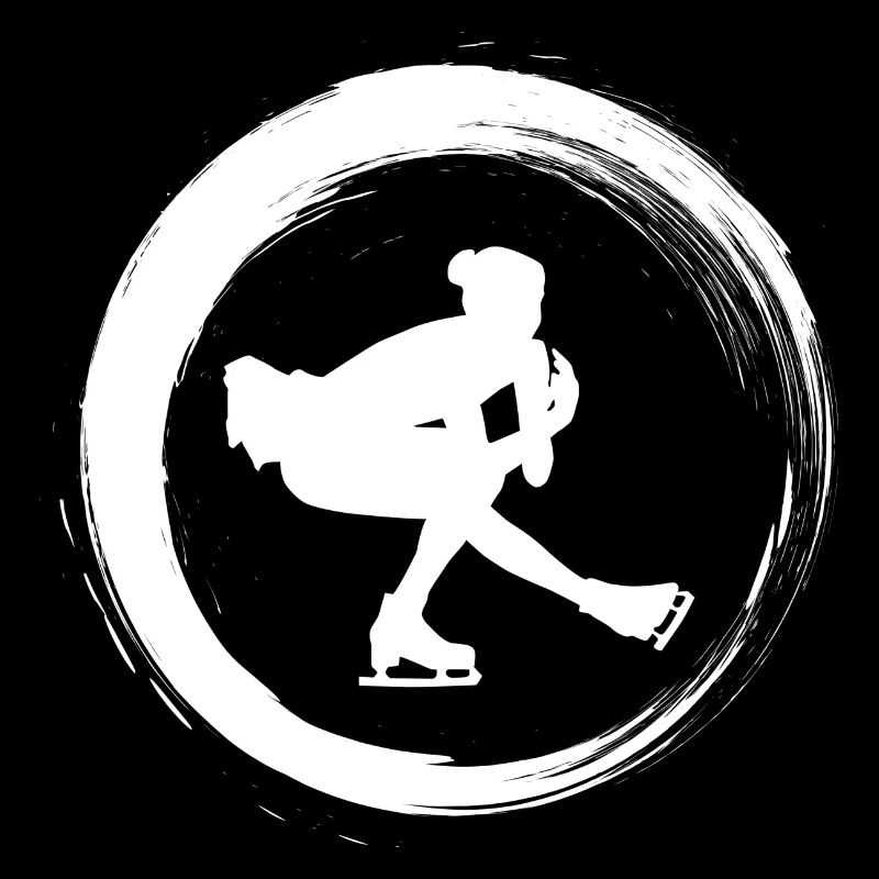 Sporty Hobby Leidenschaft Eiskunstlauf