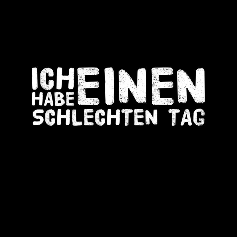 in schlechter Laune