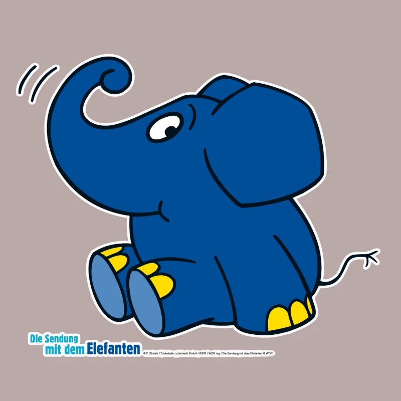 Der Elefant - sitzend