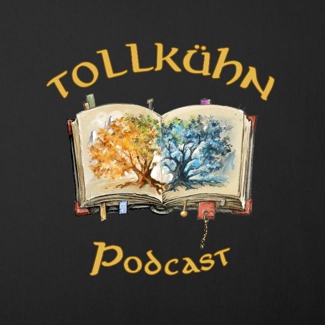 Tollkühnes Buch mit zwei Bäumen