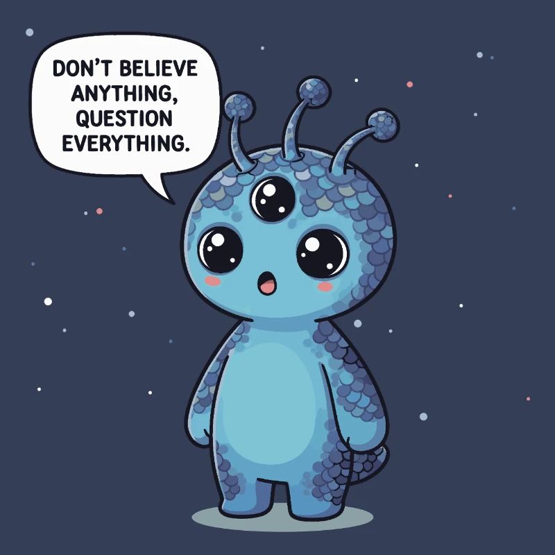Cute Alien: Statement - Question everything