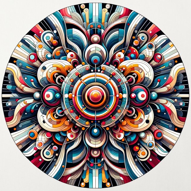 Kunterli - Colorful Mandala Artwork