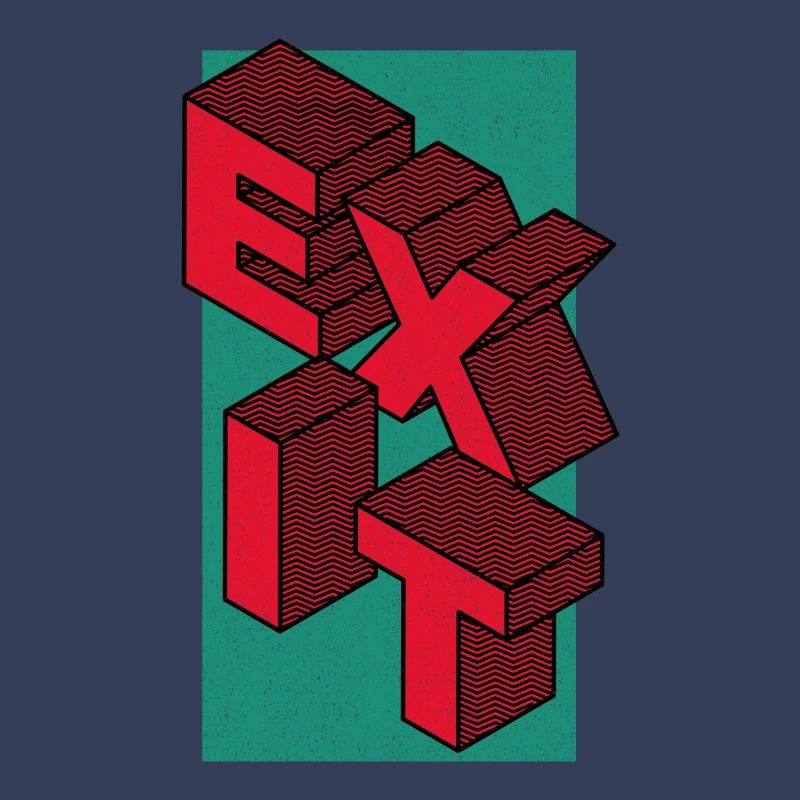 Exit - take the exit - in red